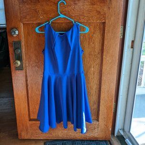 Closet - Size 12 UK/ 8 US - Beautiful Blue Fit and Flare Dress!